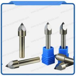 Four edge pcd engraving tools