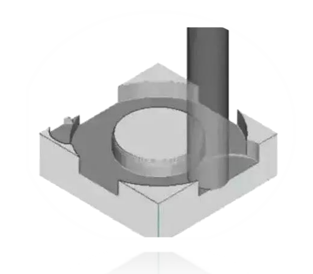 How to resolve crashing ,vibration occurs,over-cutting during pcd machining workpiece.png